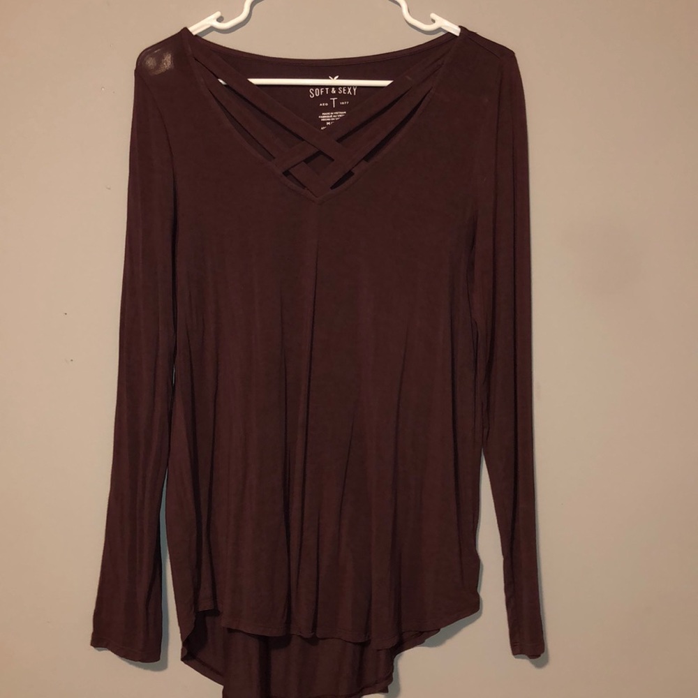 Plum long sleeve